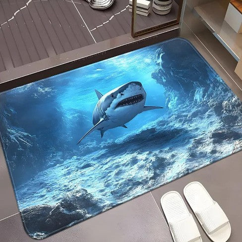3D Skeleton-Themed Welcome Mat for Entryway