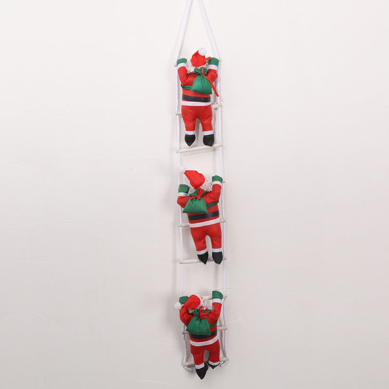 Playful Santa Claus Decoration Figure
