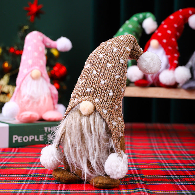 Decorative Christmas gnome figure