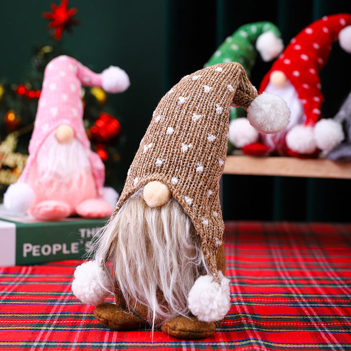 Decorative Christmas gnome figure
