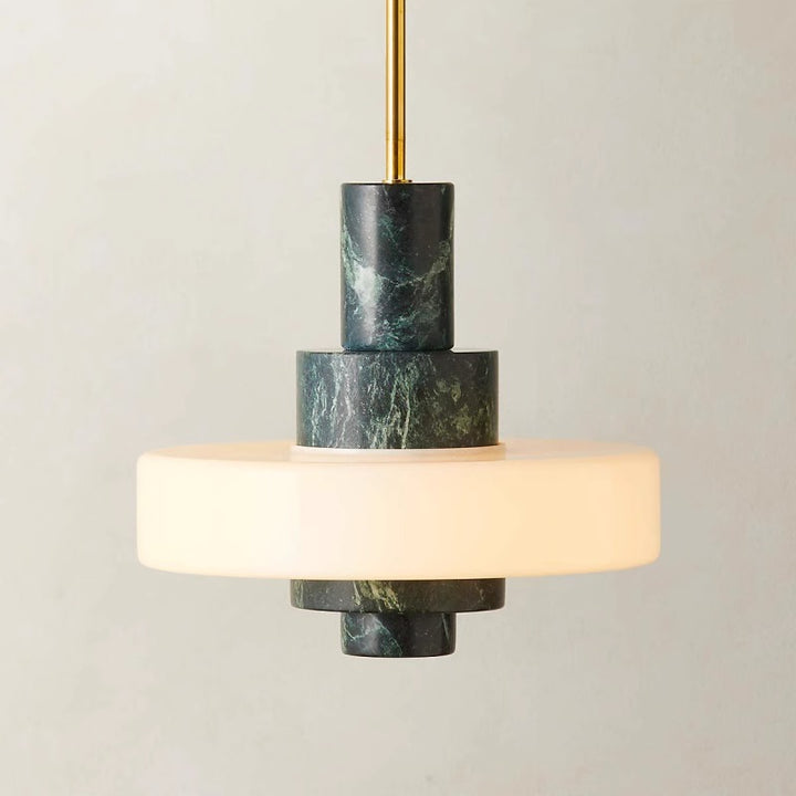 Artistic geometric pendant light