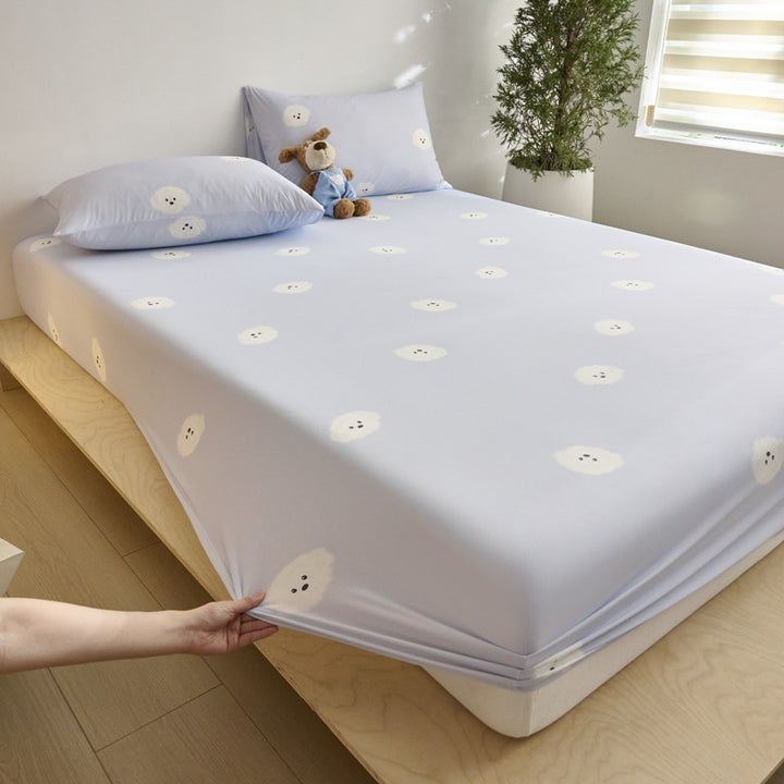 Soft Cotton Playful Patterned Mattress Protector