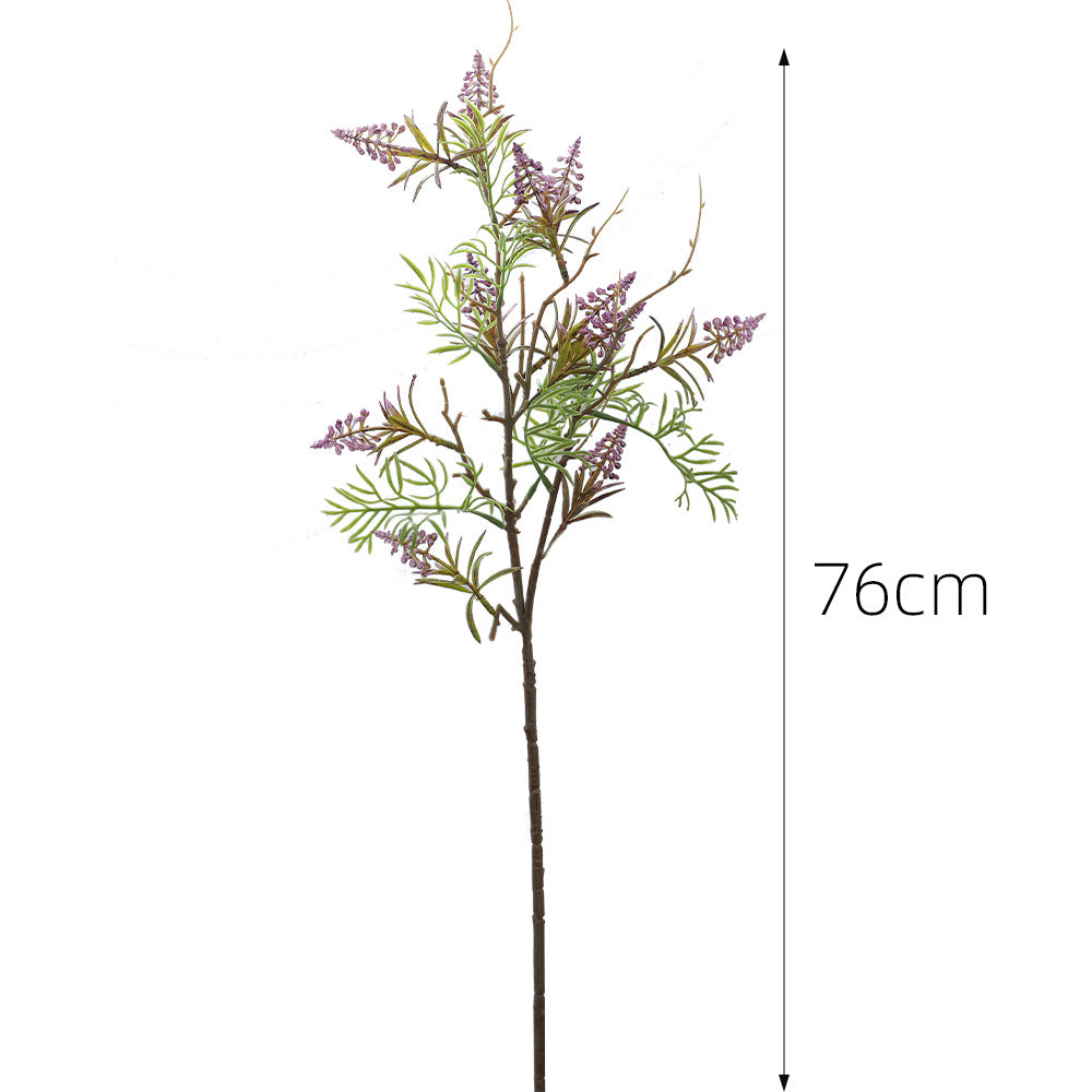 Artificial plant with decorative flowers