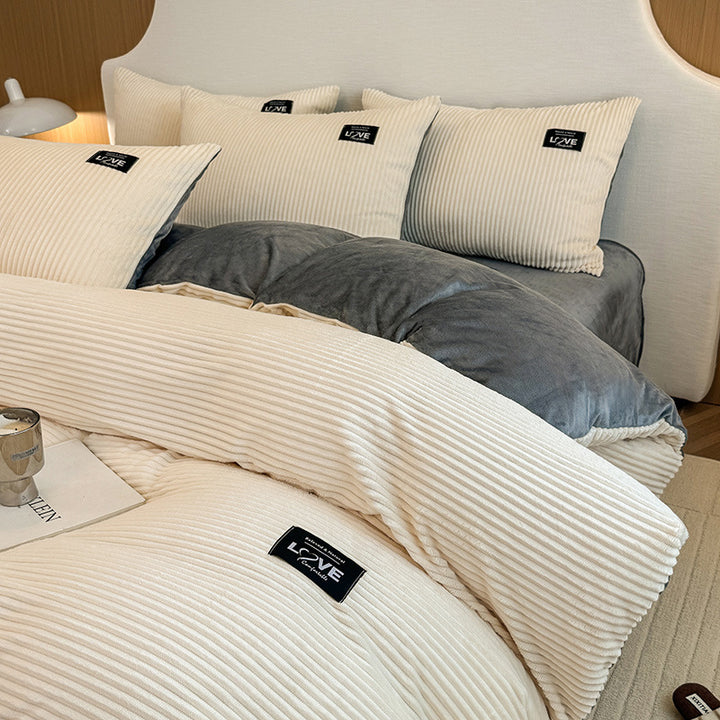 Soft Velvet Comforter Set