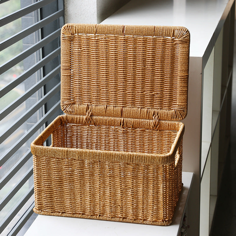 Elegant Handcrafted Basket Storage Box