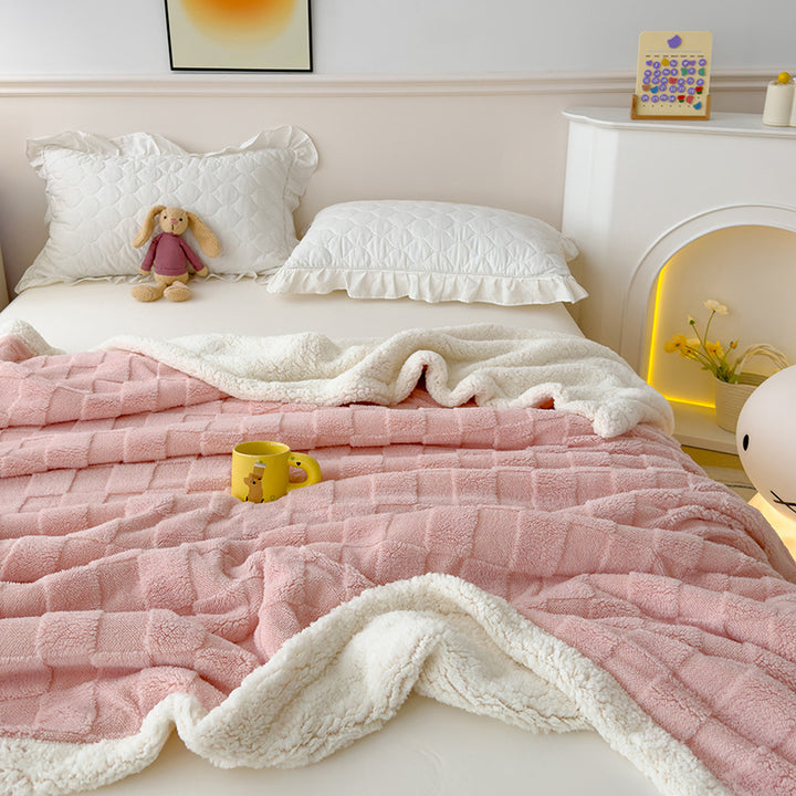 Luxuriously Textured Fleece Bedspread