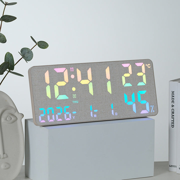 Digital Thermo-Hygrometer Alarm Clock
