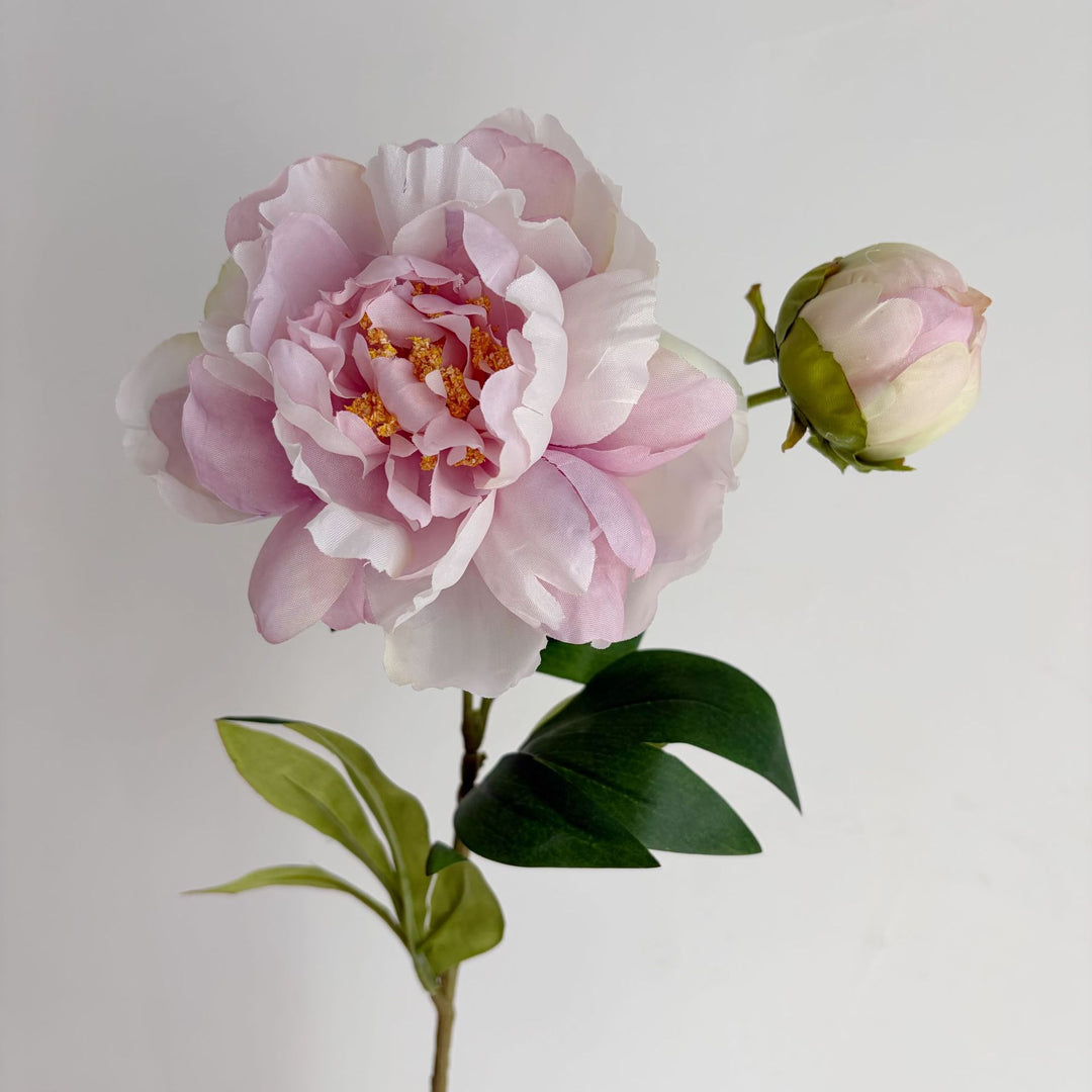 Realistic Peony Floral Stem for Flower Arrangements