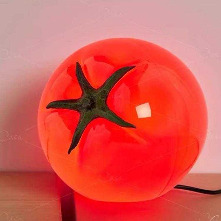 Decorative tomato-shaped lamp