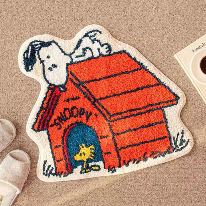 Cartoon-Themed Plush Area Rug