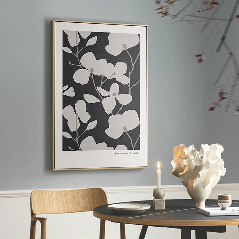 Floral Patterned Wall Art Print