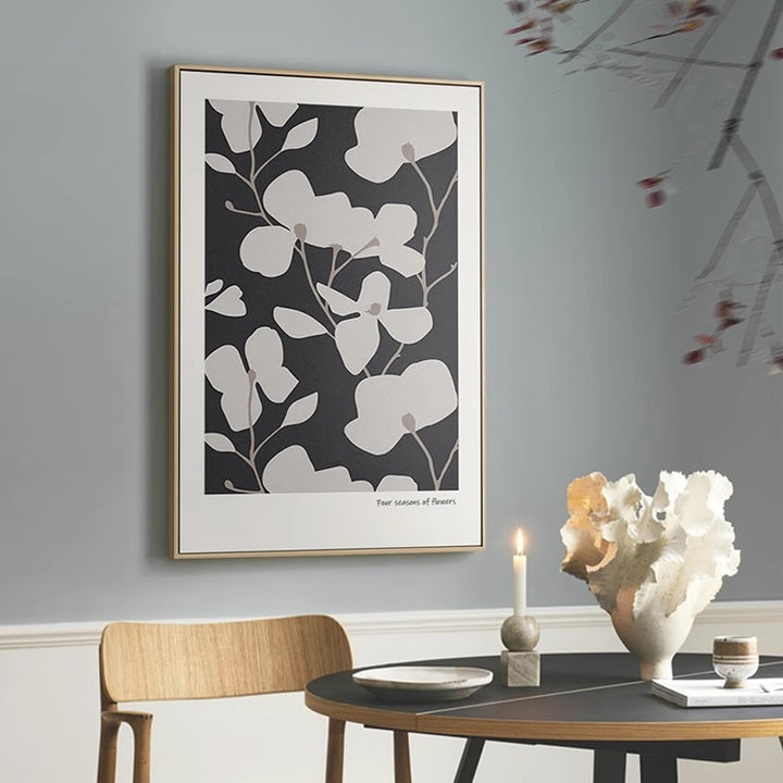 Floral Patterned Wall Art Print
