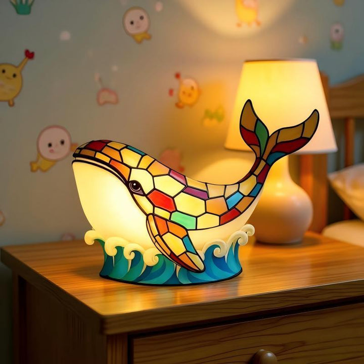 Decorative Whale Fish Table Lamp