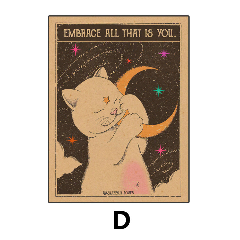 Cute Cat-Inspired Framed Wall Art