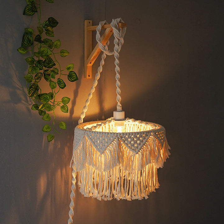 Macramé Pendant Light Shade