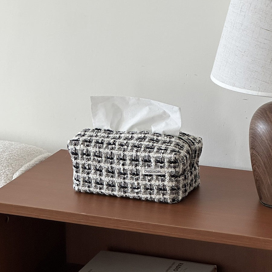 Stylish Woven Tissue Box Cover