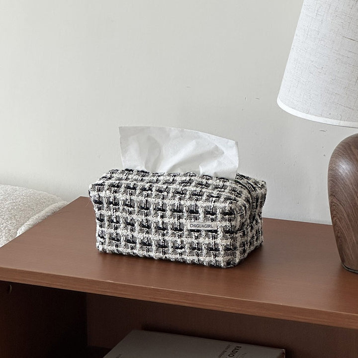 Stylish Woven Tissue Box Cover