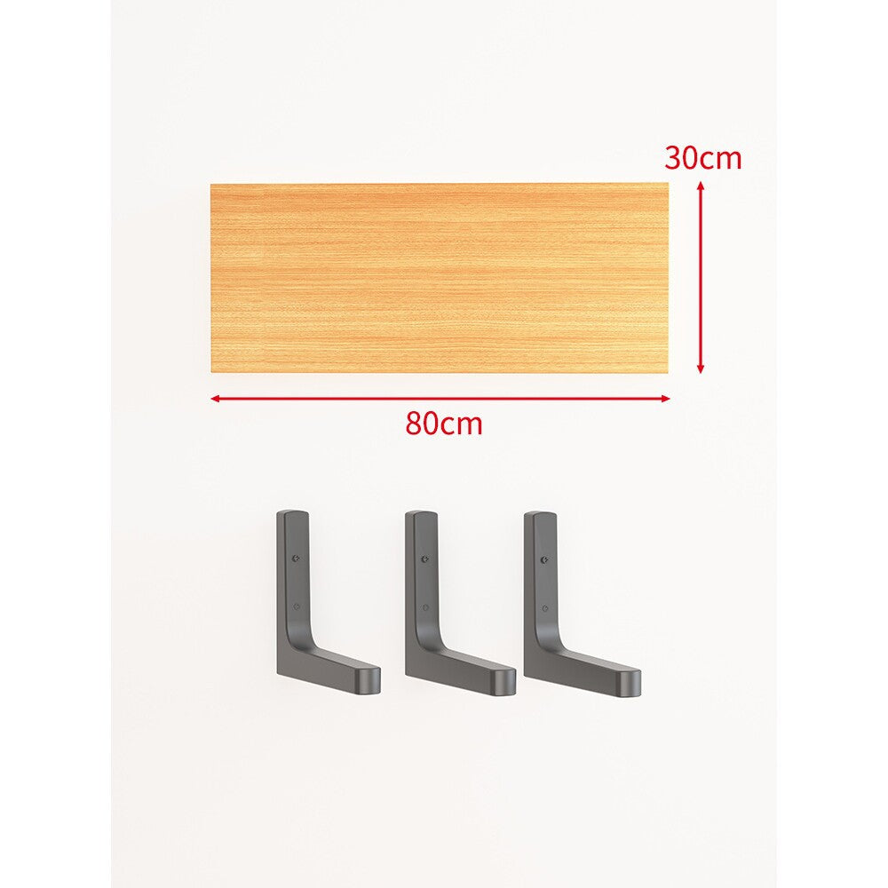Long Narrow Floating Wall Shelf Kit with Concealed Heavy-Duty Brackets
