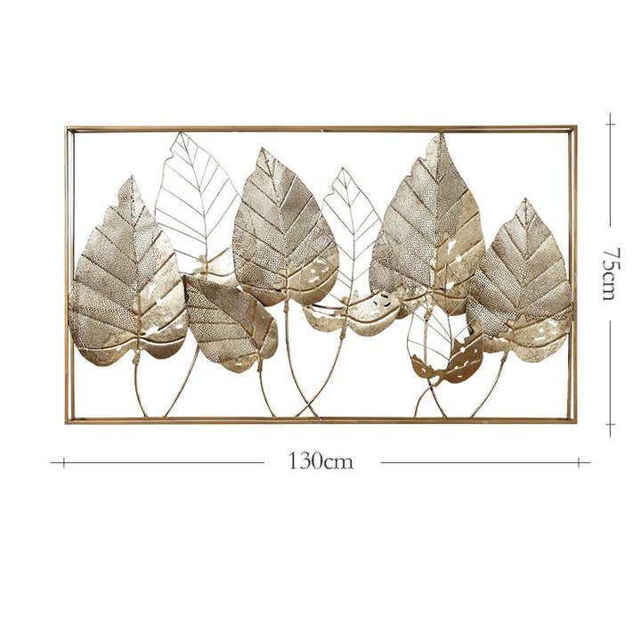 Decorative Metal Leaf Wall Art Sculpture