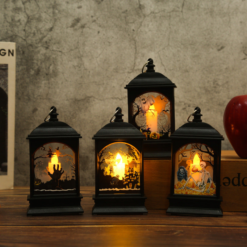 Nostalgic Lantern with Halloween Motif
