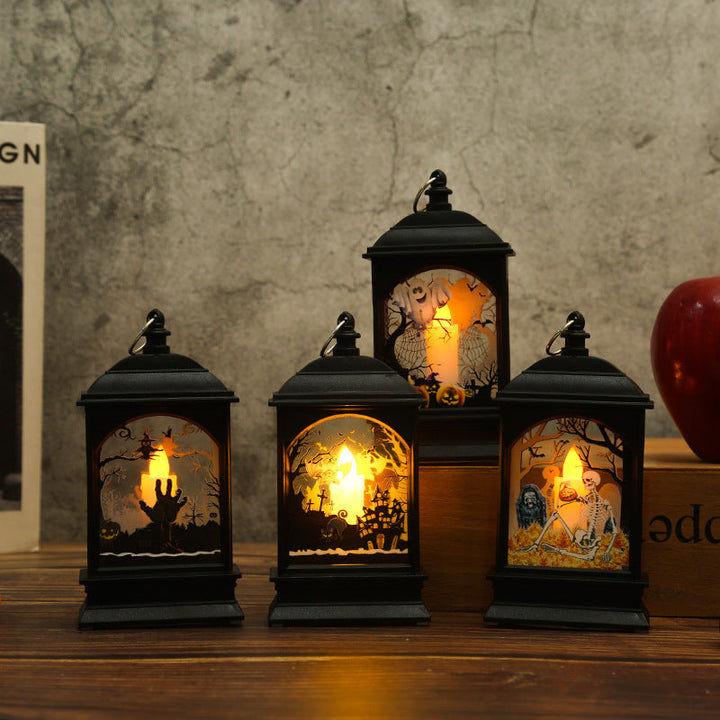 Nostalgic Lantern with Halloween Motif