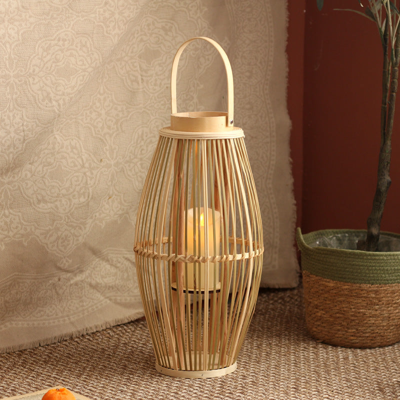 Handcrafted lantern in Scandinavian style