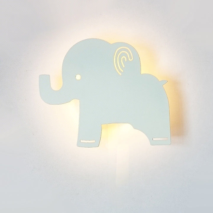 Cloud-shaped LED wall lamp