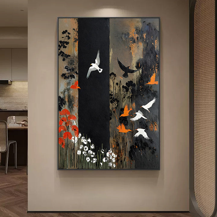 Asian-Inspired Decorative Framed Wall Art