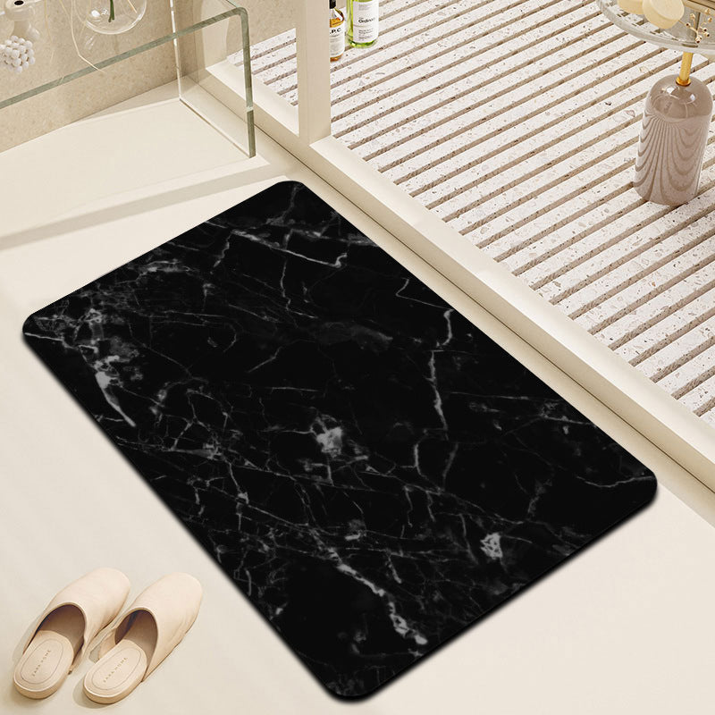 Luxury Marble Texture Bath Mat
