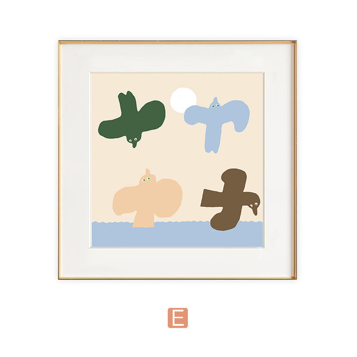 Framed Bear-Themed Art Print