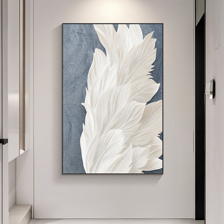 Elegant Floral Textured Wall Art