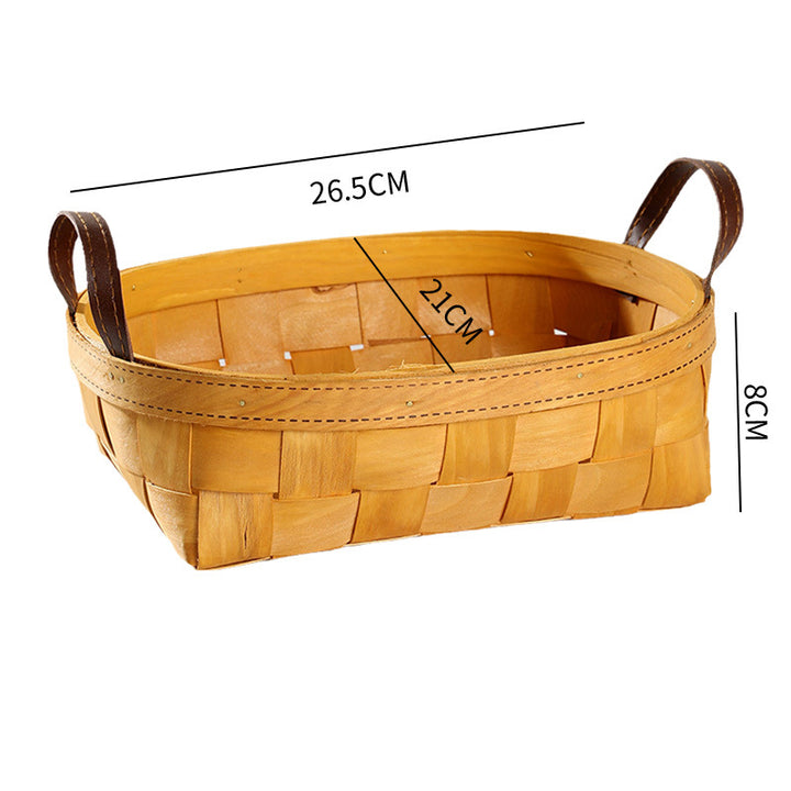 Handcrafted Natural Woven Storage Basket
