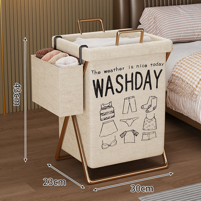 Collapsible Linen Laundry Hamper