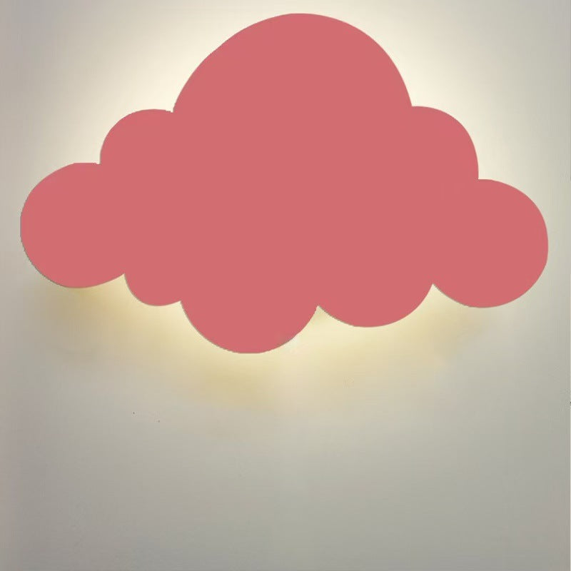 Cloud-shaped LED wall lamp