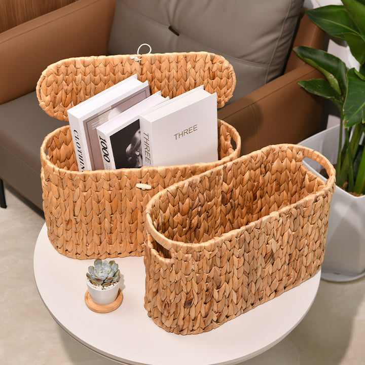 Handcrafted Woven Storage Container