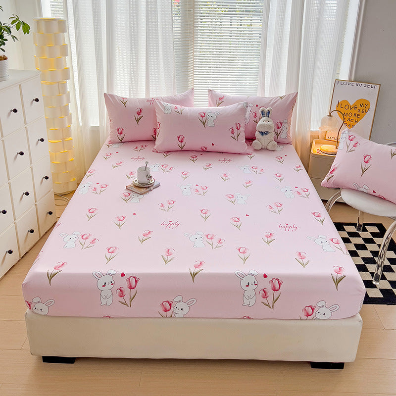 Premium Flannel Plaid Bed Linen Set