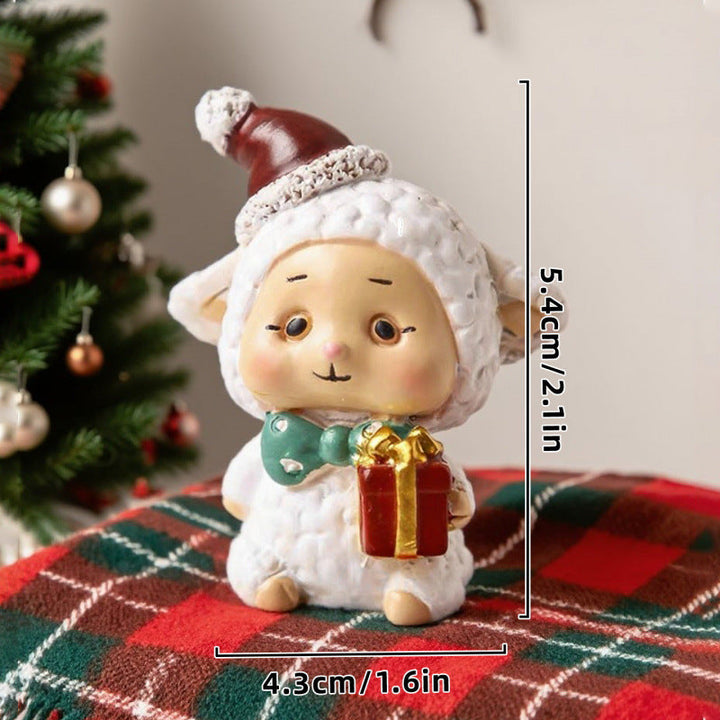 Decorative Christmas figure in sheep design