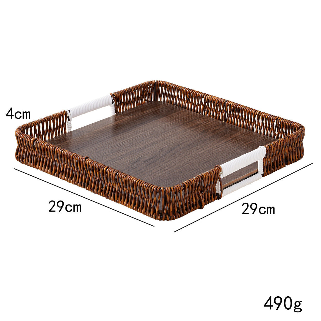 Decorative Woven Serving Tray