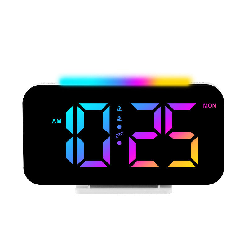 Digital LED Alarm Clock with Large Display and Snooze Function