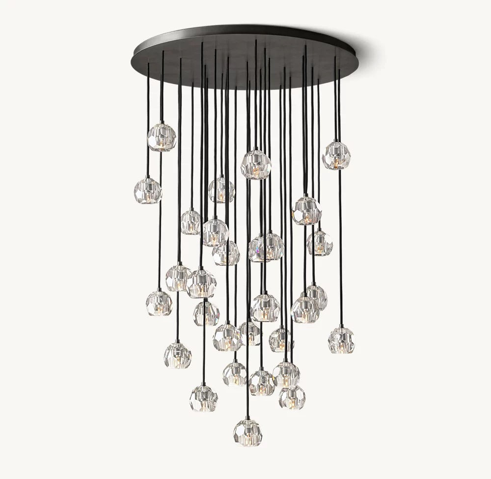Crystal pendant lamp