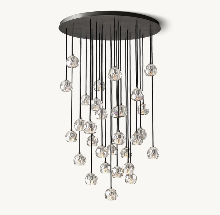 Crystal pendant lamp