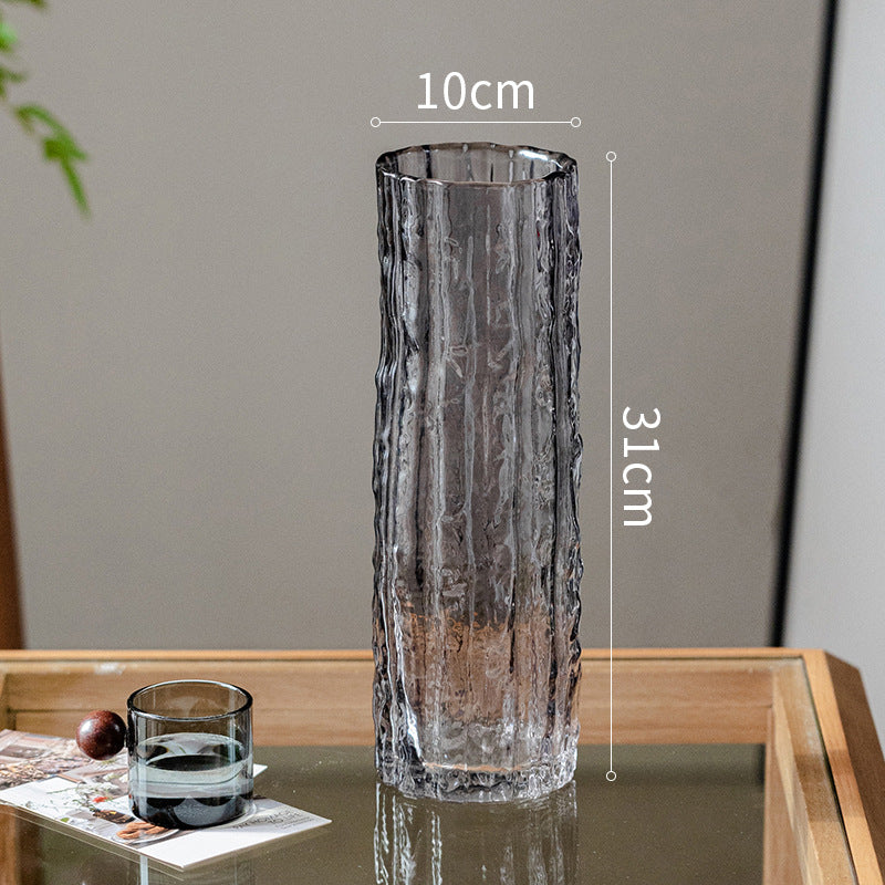 Artful Glass Vase in Modern Design