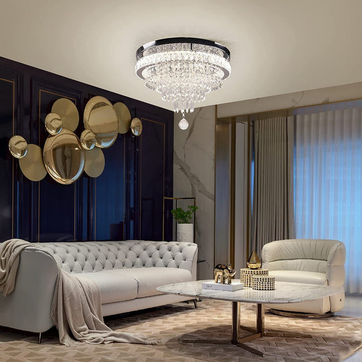Elegant Crystal Ceiling Light