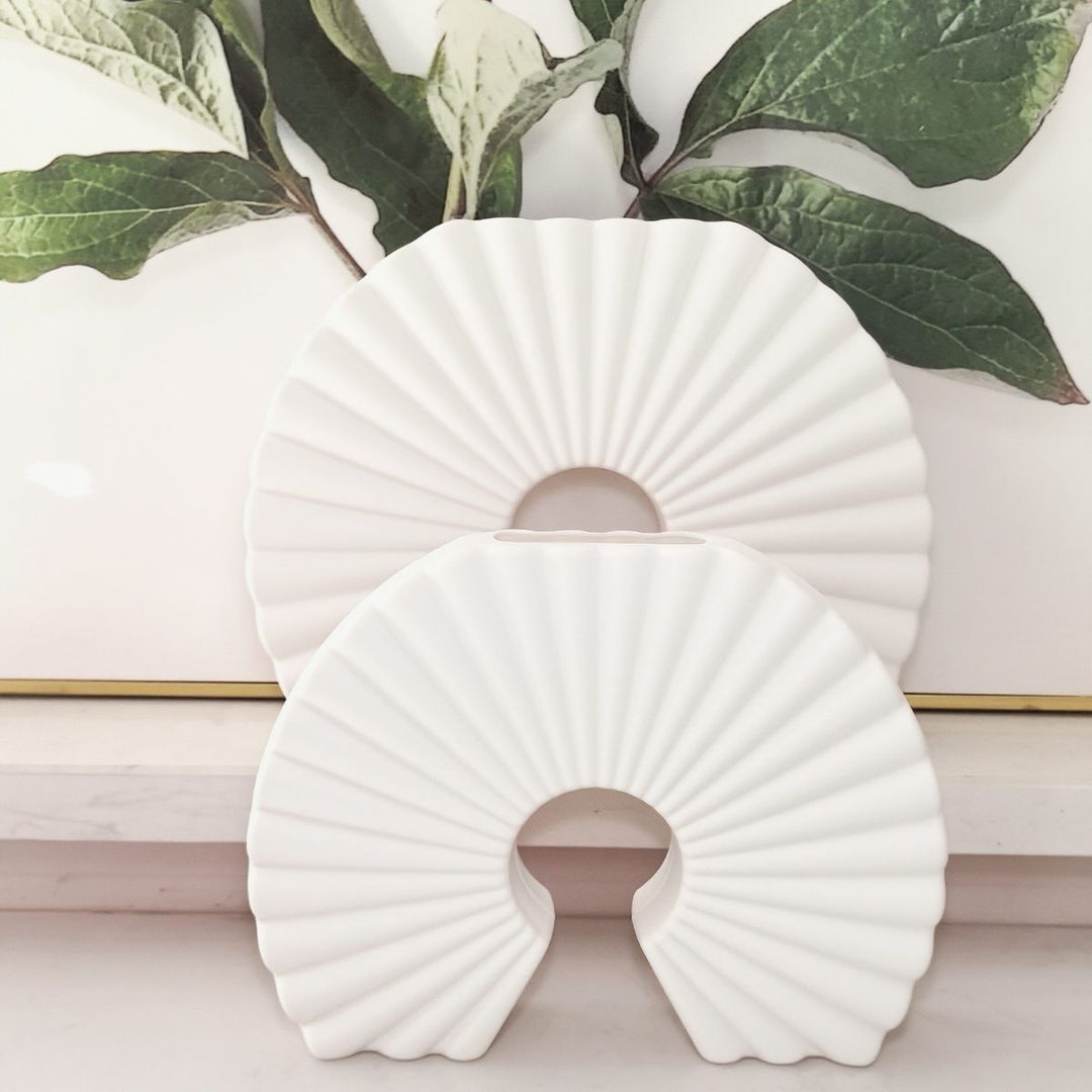 Decorative Fan-Shaped Sculpture