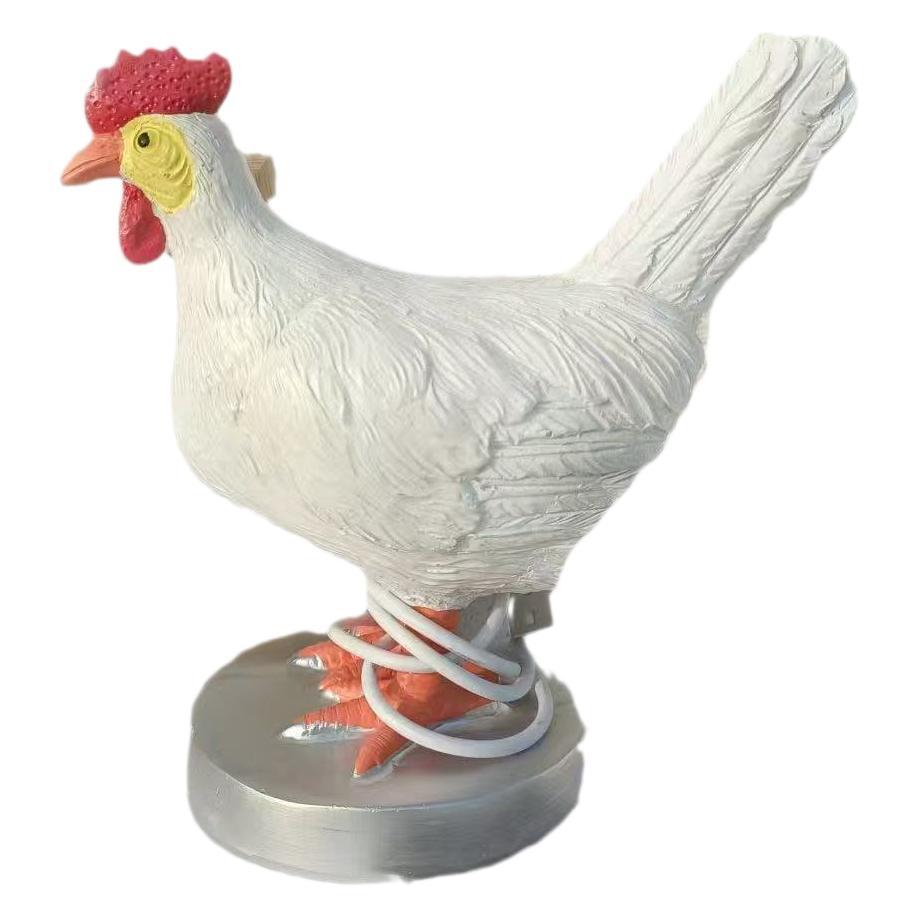 Table lamp in chicken shape