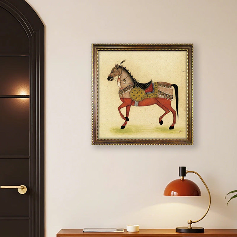 Framed Artistic Horse Illustration