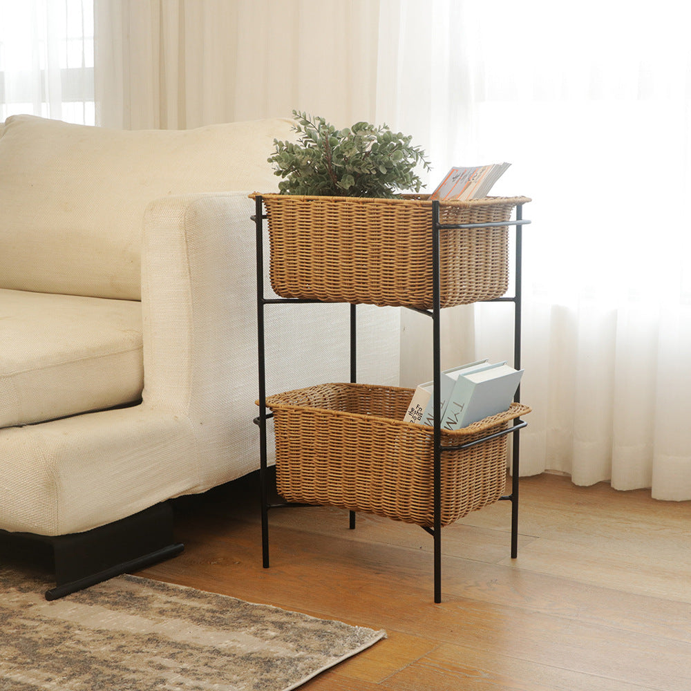 Multifunctional basket stand