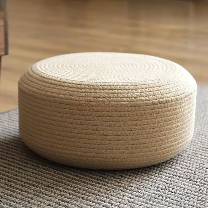 Handcrafted seat pouf