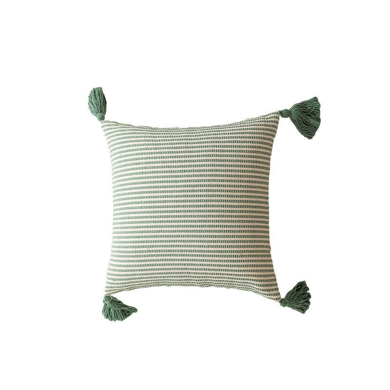 Textured Woven Decorative Pillow