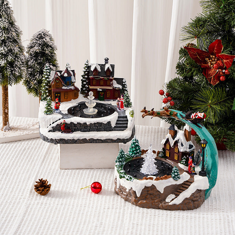 Christmas Village with Lighting